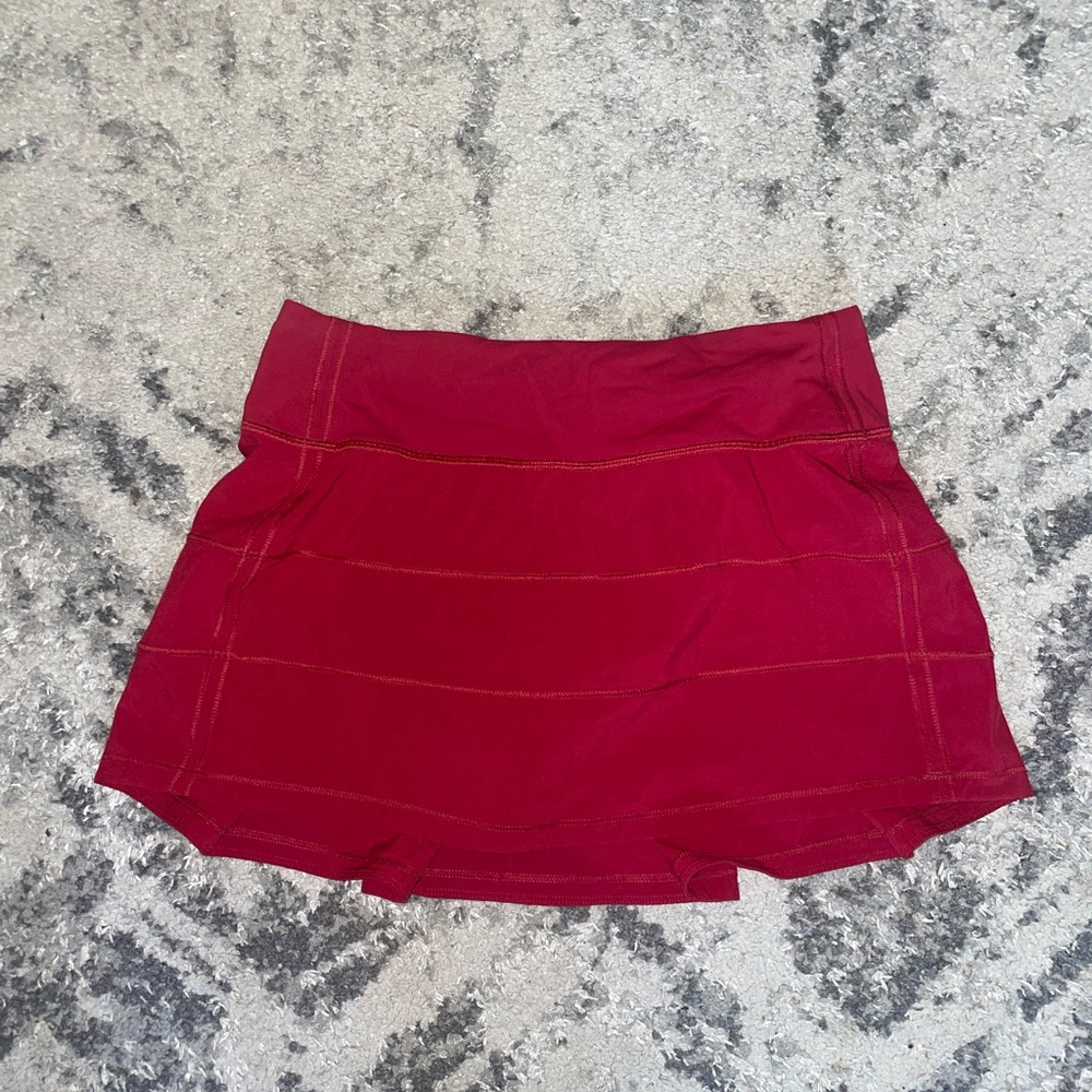 Lululemon Pace Rival Skirt Red